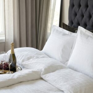 Hotell Sängkläder - Påslakan Check Satin