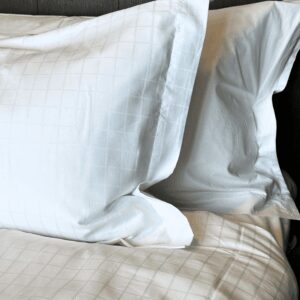 Premium Örngott Check Satin