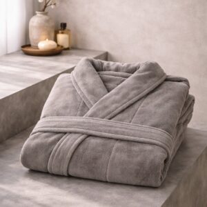 Badrock Frotté Velour - Ernst -Grå