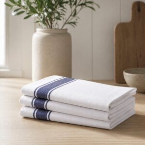 Kökhanddukar – Med Blå rand
